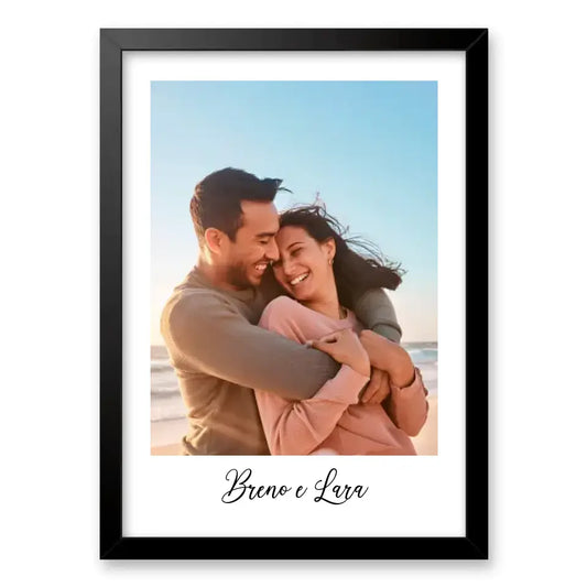 Quadro com foto polaroid