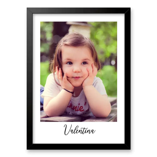 Quadro com foto Polaroid - Dia dos pais